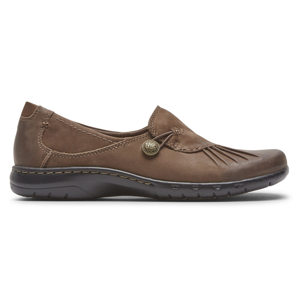 Rockport Slip-On For Womens Brown - Cobb Hill Paulette - IE1683542